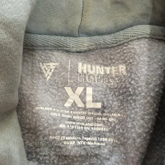 Hypland x Hunter x Hunter Killua Eye Sweatshirt Hoodie Tie Dye Size XL - Picture 4 of 8